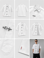 Clasp Essential White Shirt – Clean Minimal Streetwear