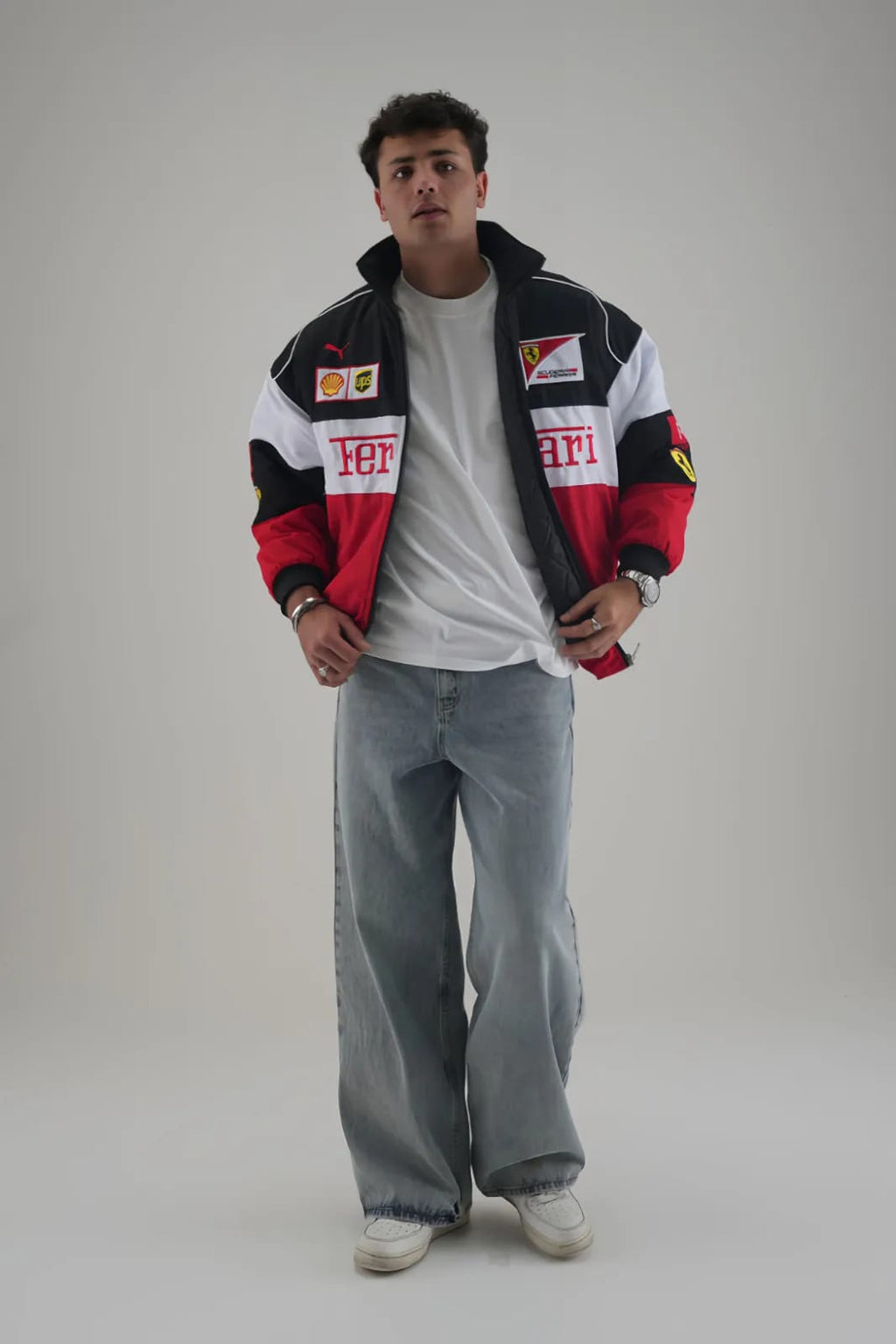 Ferrari Embroidered Jacket – Premium Racing Style Unisex Jacket | Westernvibe