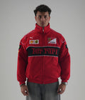 Red Ferrari Embroidered Jacket – Premium Unisex Racing Style | Westernvibe