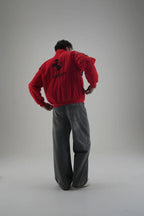 Red Ferrari Embroidered Jacket – Premium Unisex Racing Style | Westernvibe