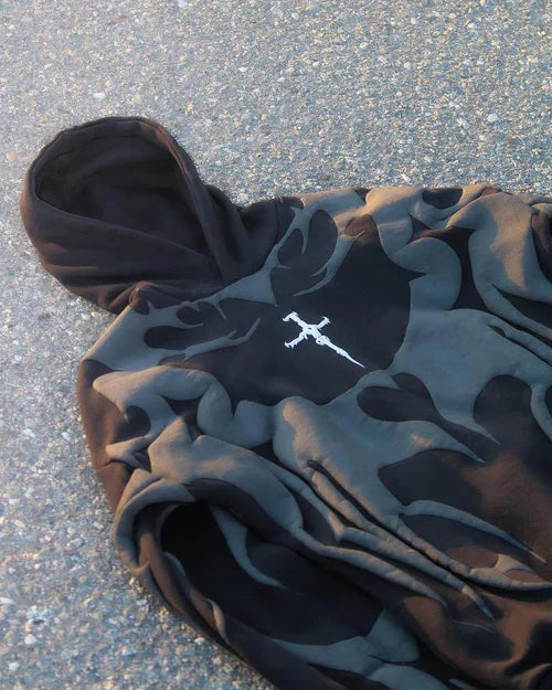 Tribal Design Oversized Hoodie by WesternVibe