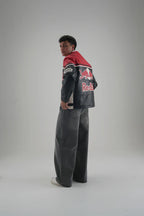 Red Bull Racing Leather Jacket – Premium Motorsport Streetwear by WesternVibe®