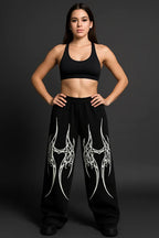 Oversized baggy pant aesthetic – Hustlera Built Different design