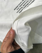 White Oversized Porsche Streetwear T-Shirt Side Angle