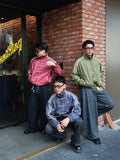 Oversized unisex CNY suede jacket