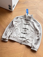 Back view of cream CNY suede jacket by Westernvibe