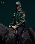 Porsche Vintage Leather Racing Jacket – Retro Motorsport Statement | WesternVibe®