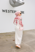 Pink Ferrari Leather Jacket – Luxe Motorsport Streetwear by WESTERNVIBE®