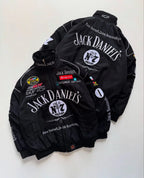 Jack Daniel graphic jacket back side DTF print detailed design