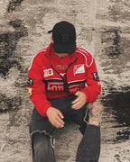 Red Ferrari F1 Racing Jacket – Formula 1 Motorsport Track Jacket